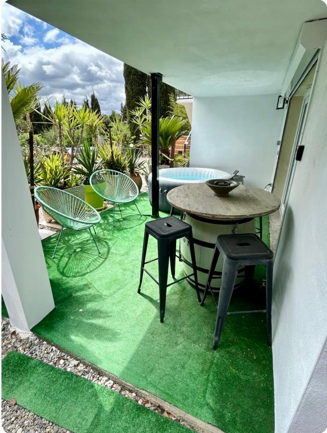 Appart-One Terrasse Jacuzzi Parking Каркассонн Екстер'єр фото